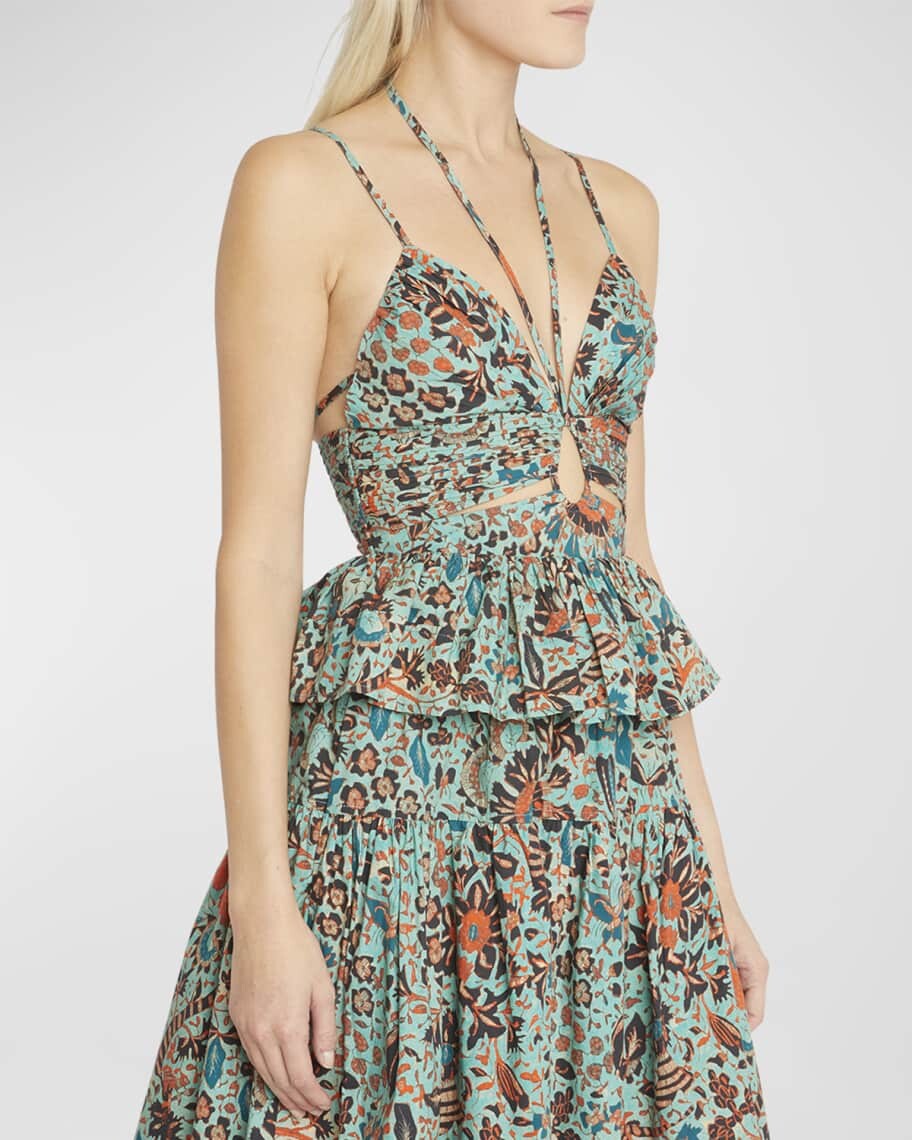 

Топ с баской на бретельках Essie Strappy Ulla Johnson