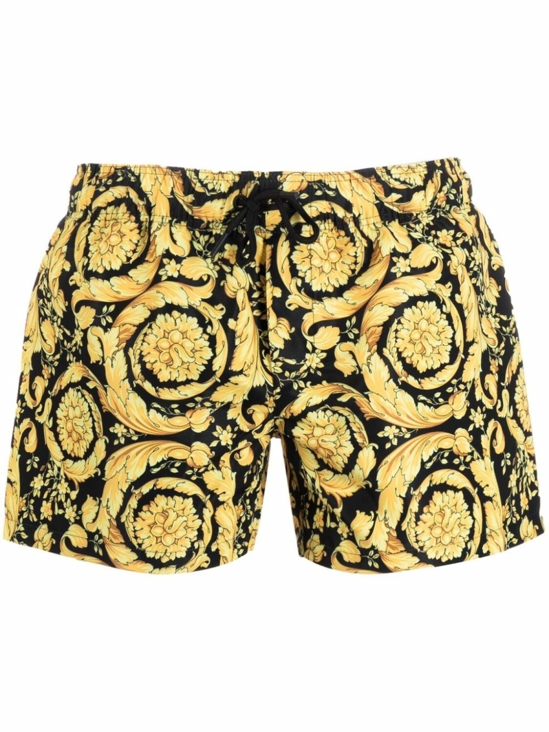 

Versace шорты с кулиской и принтом, черный