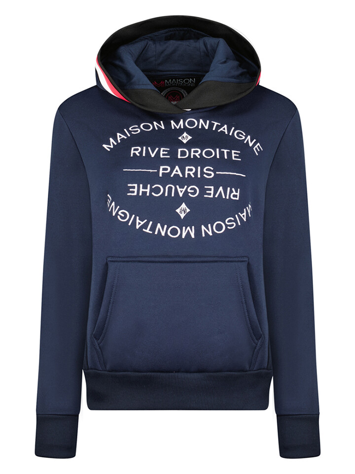 

Толстовка Maison Montaigne Hoodie Fricemai, темно-синий