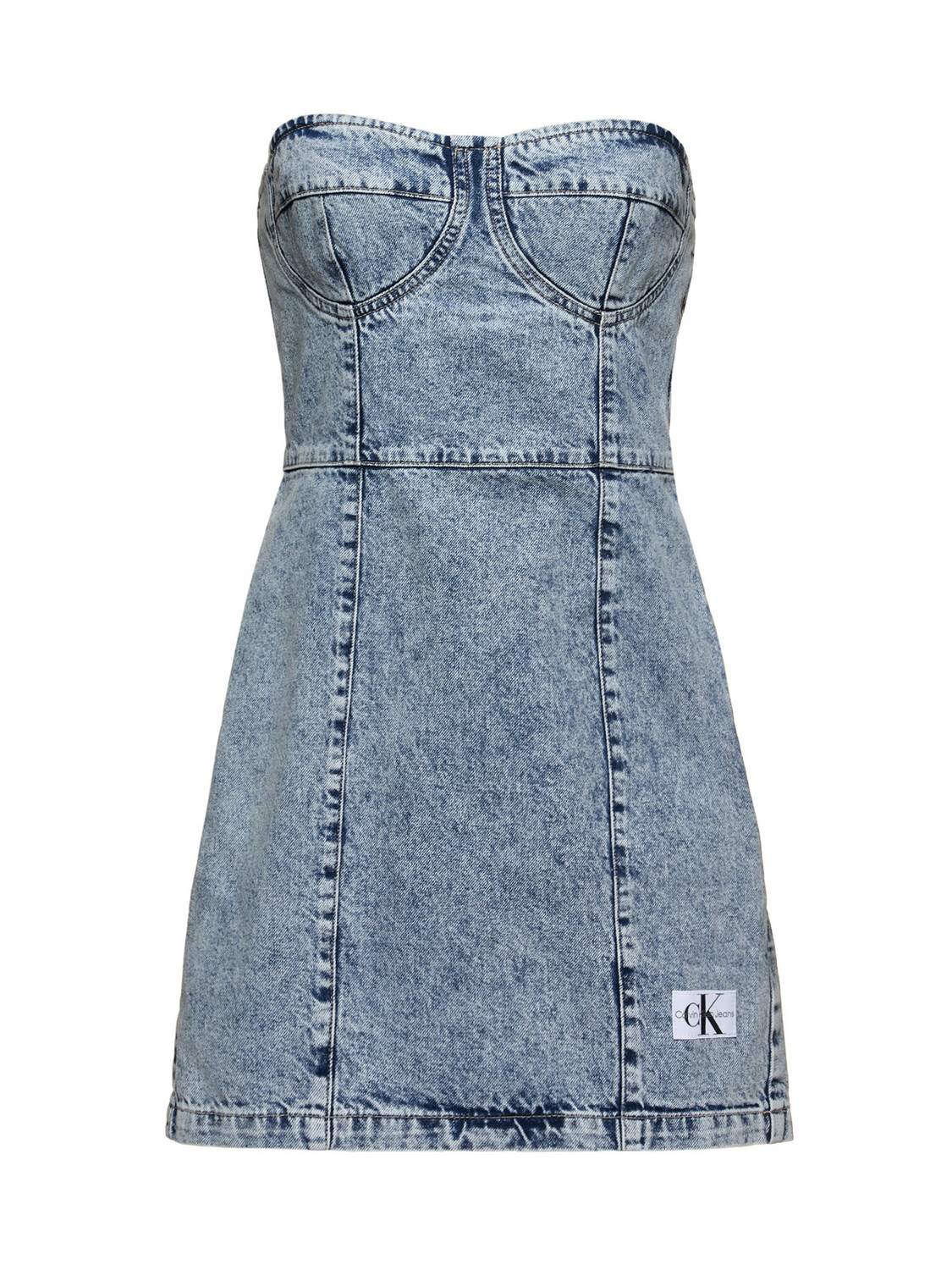 

Calvin Klein Jeans джинсовое платье с логотипом, синий