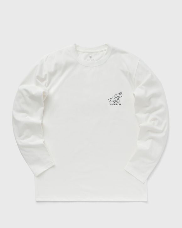

Футболка Snow Peak Foam Printed L/S T Shirt Snow Peak, белый