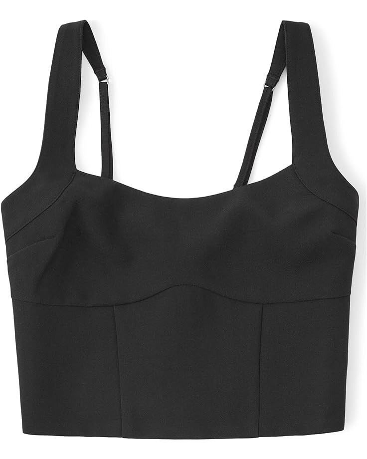 

Топ Abercrombie & Fitch Bare Tailoring Corset Set Top, черный