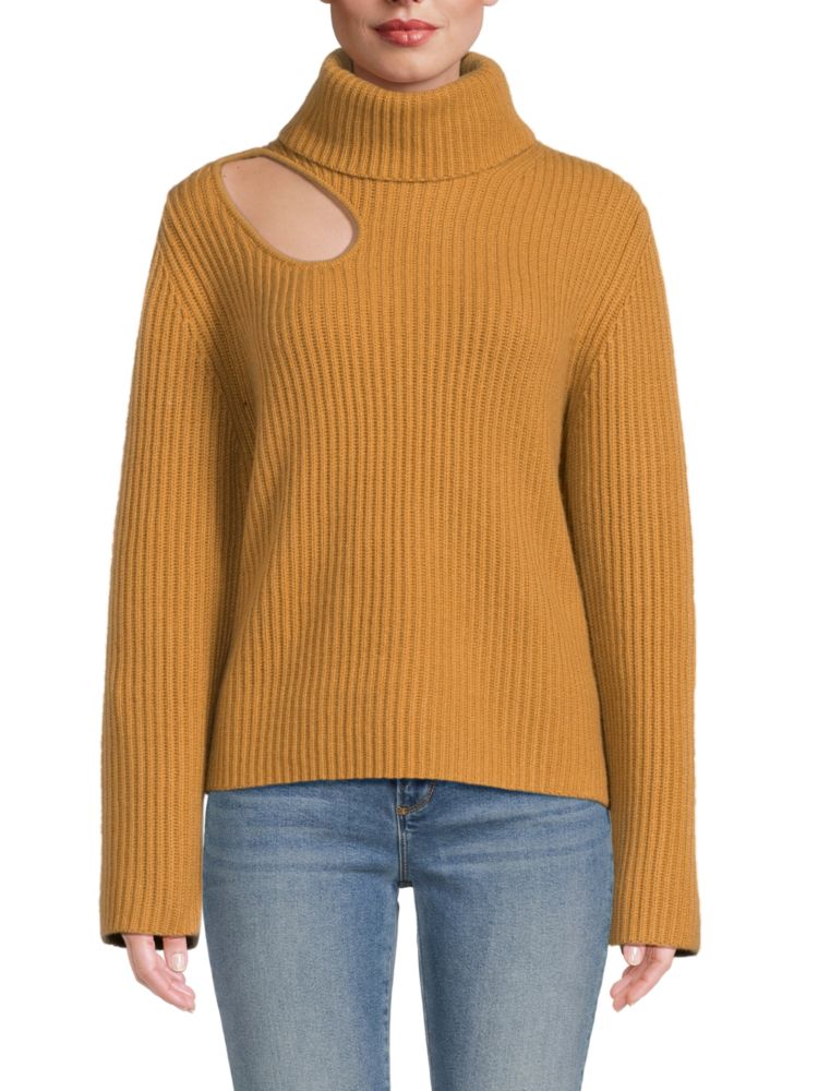 Кашемировый свитер с высоким воротником Dustin Simkhai, цвет Amaretto эссенция elix amaretto 30 ml