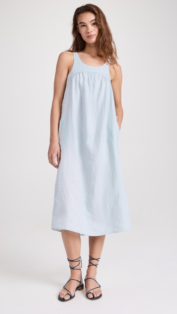 

Платье James Perse Gathered A-Line Linen