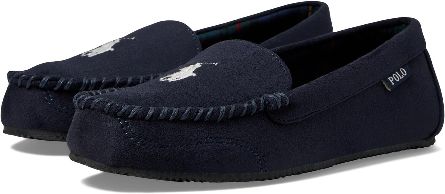 Тапочки Dezi V Moccasin Slipper Polo Ralph Lauren, темно-синий слипперы dezi v moccasin slipper polo ralph lauren черный