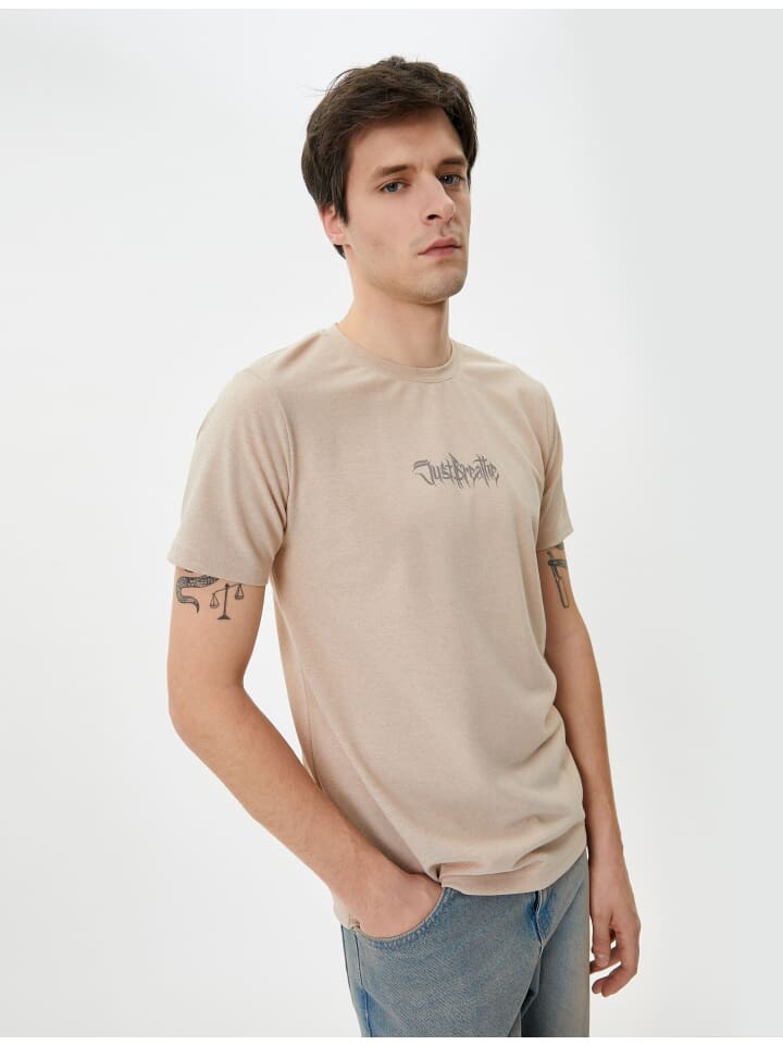 

Футболка KOTON T shirt, бежевый