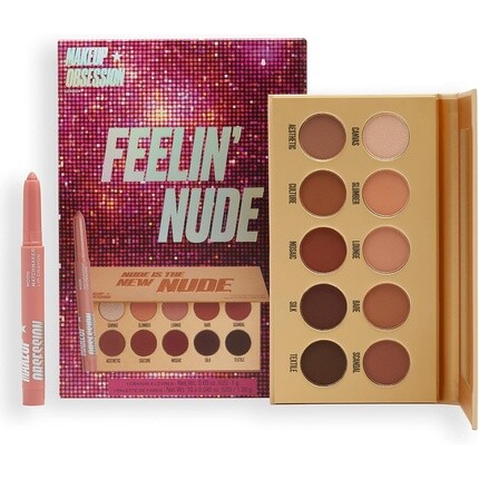 

Набор для макияжа Makeup Obsession London Feelin' Nude, 2 предмета, 14G, Revolution Beauty