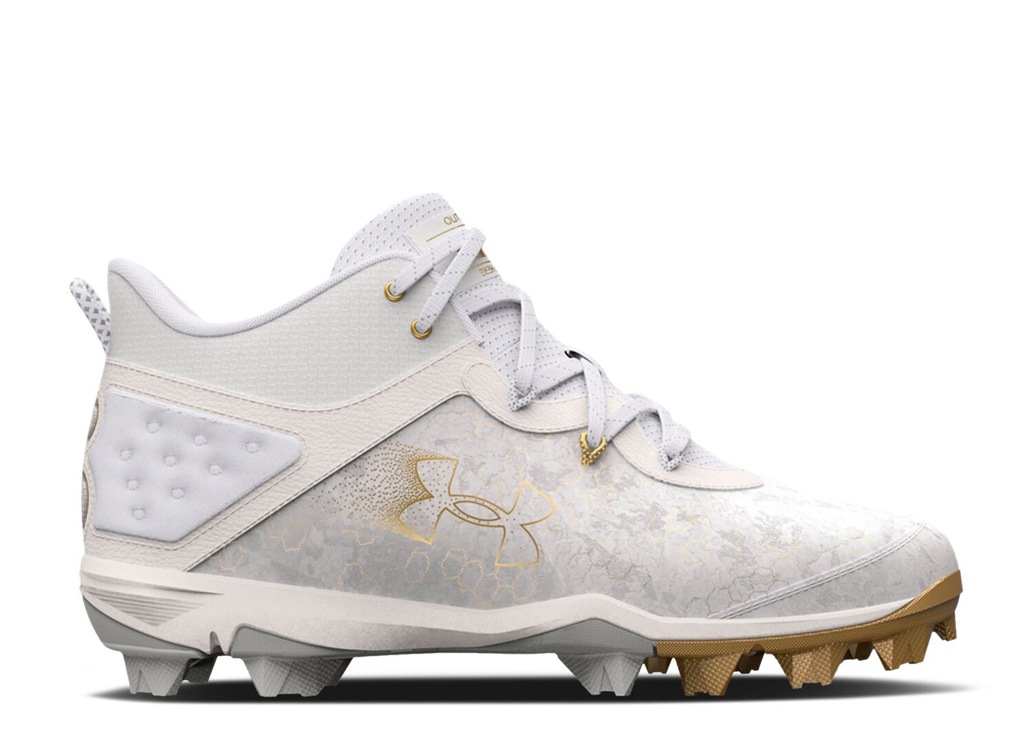 

Кроссовки Under Armour Harper 8 Mid Rm 'White Metallic Gold', белый