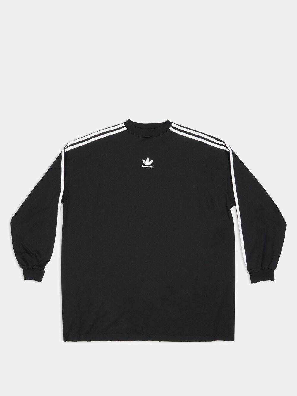 

Футболка из джерси с длинными рукавами и логотипом adidas из коллекции x adidas Balenciaga, черный
