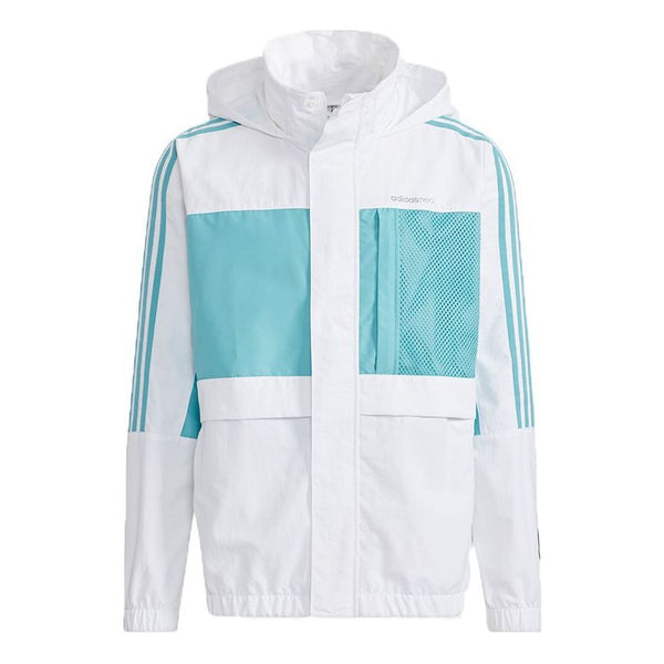 цена Куртка adidas neo Colorblock Sports Jacket White, белый