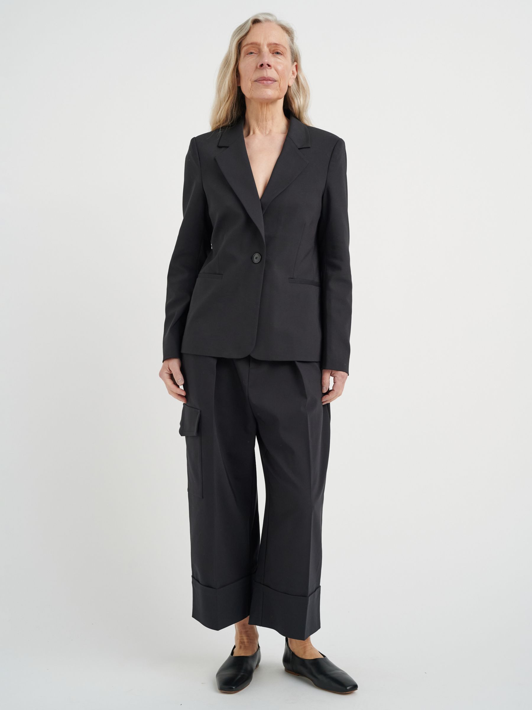 Классический короткий пиджак InWear Zella, черный удлиненный пиджак zella inwear черный