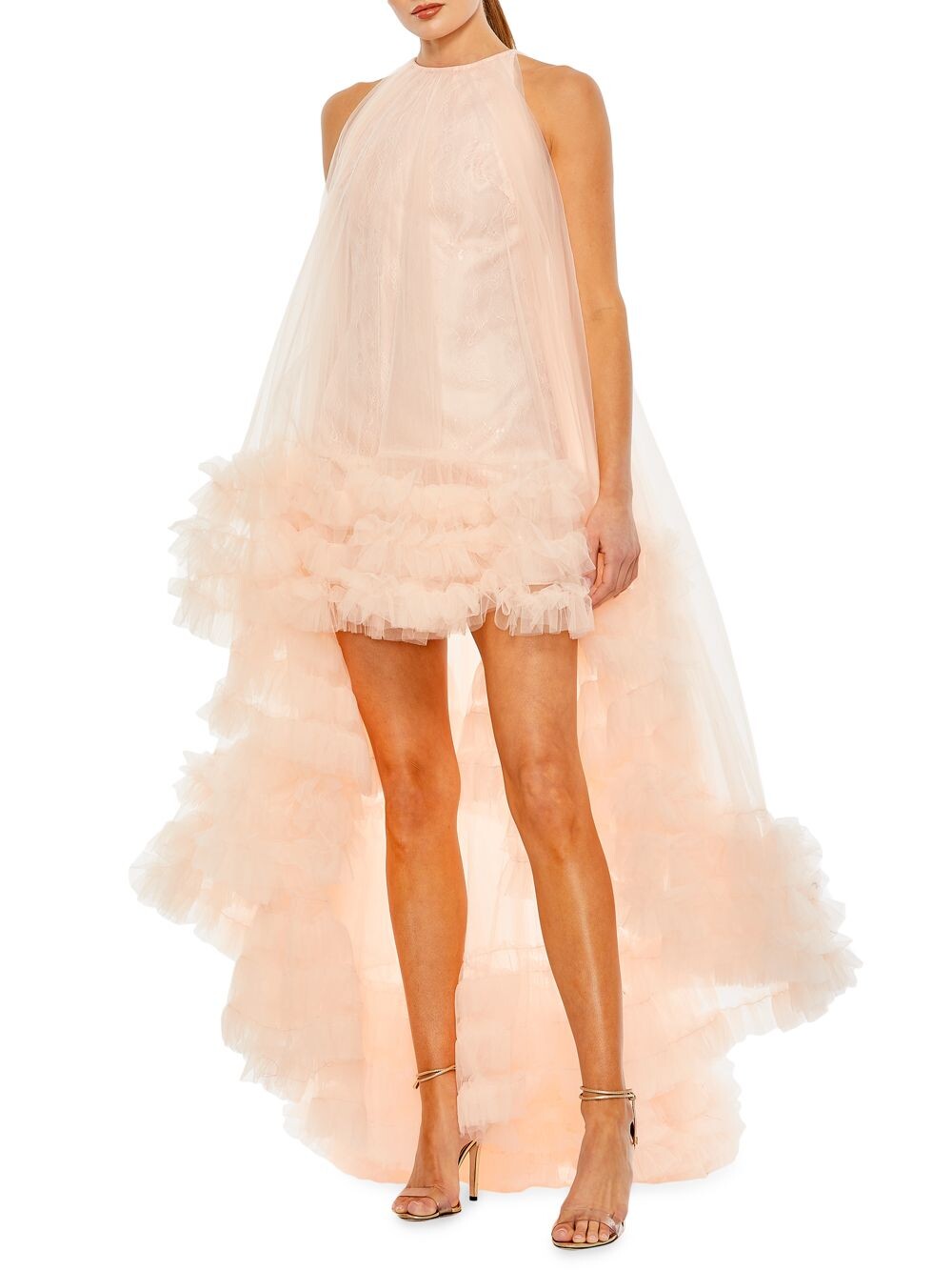 

Платье из тюля с завышенной талией Mac Duggal