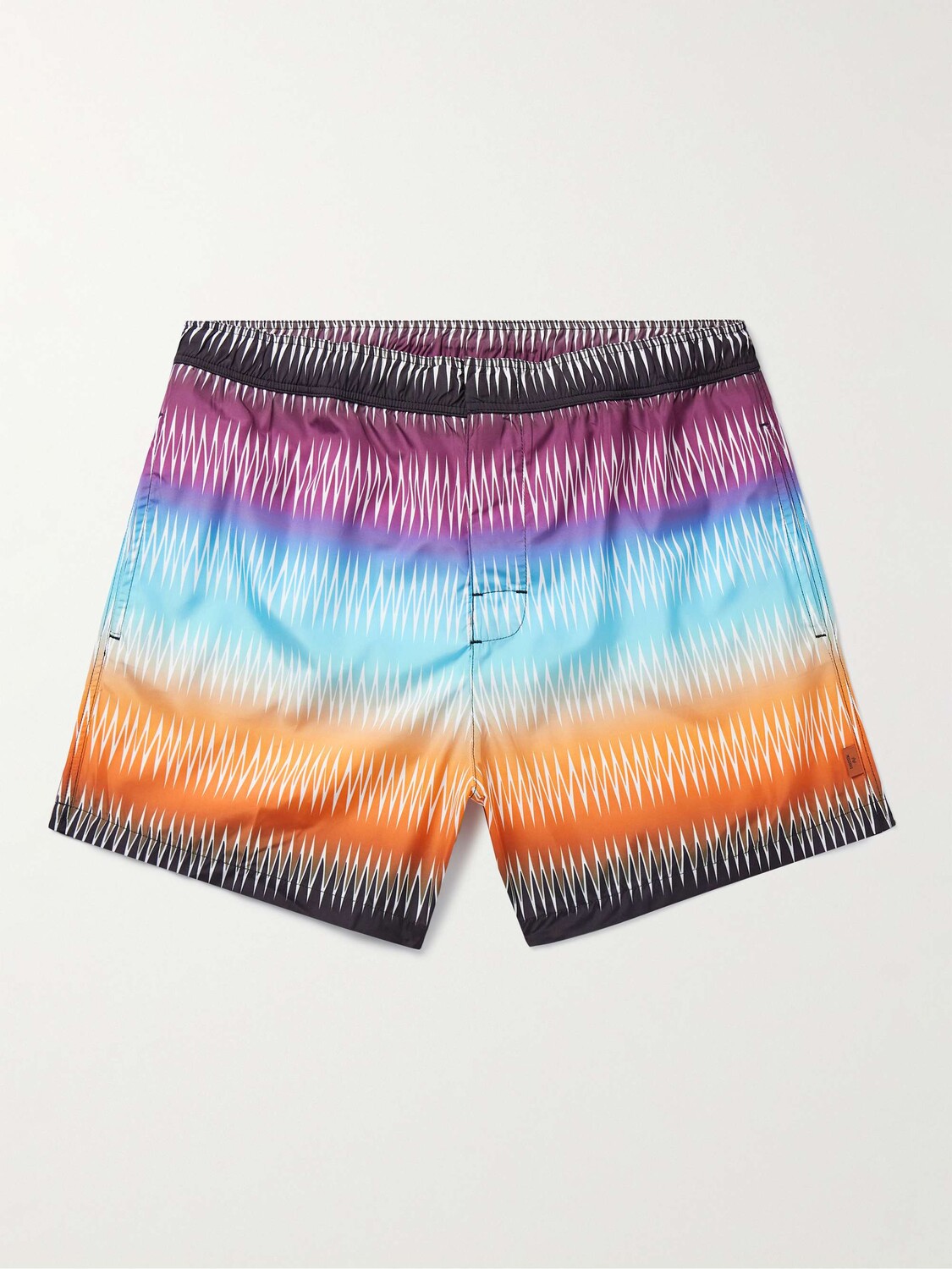 

Облегающие плавки средней длины в полоску MISSONI, синий