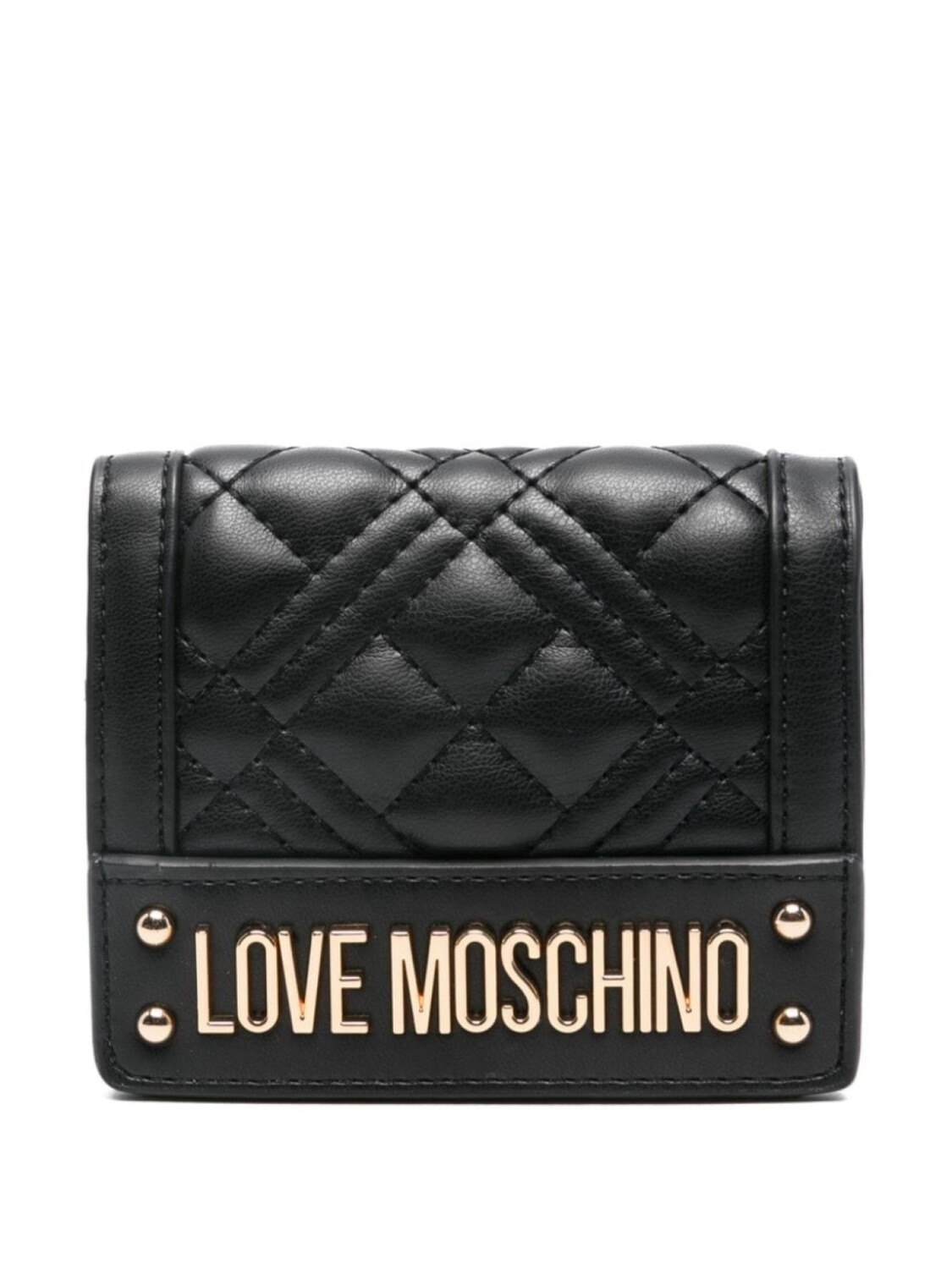 

Кошелек с логотипом Love Moschino, черный