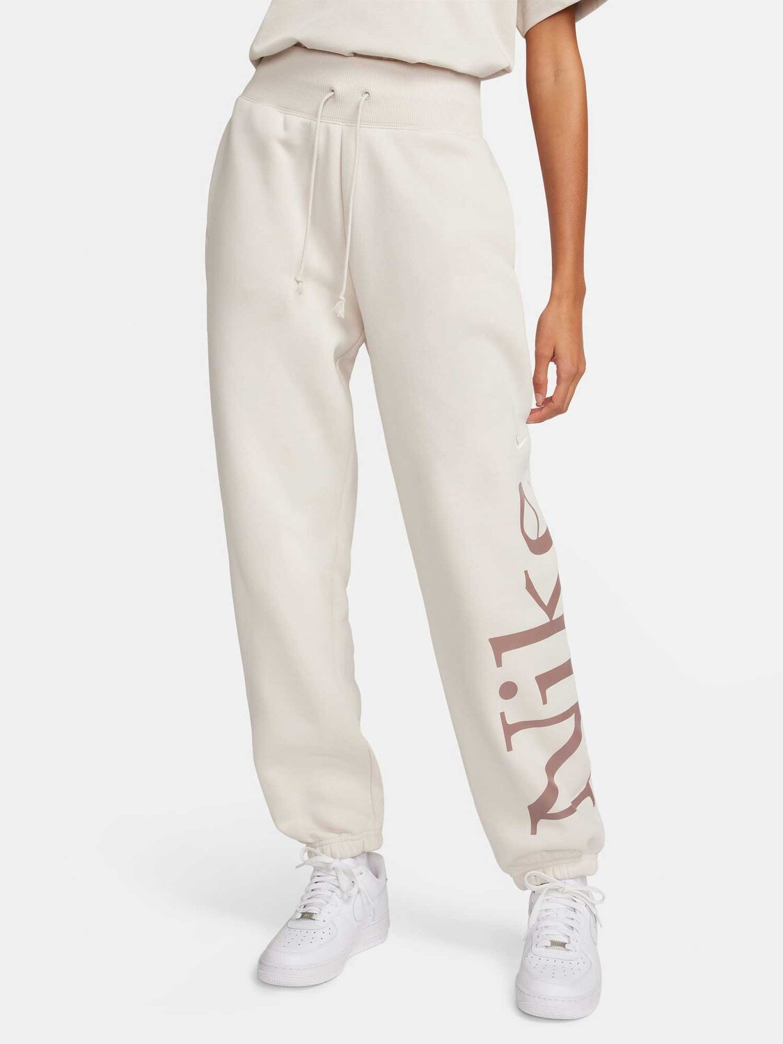 

Спортивные брюки Nike W NSW PHNX FLC OS LOGO SWTPNT, бежевый