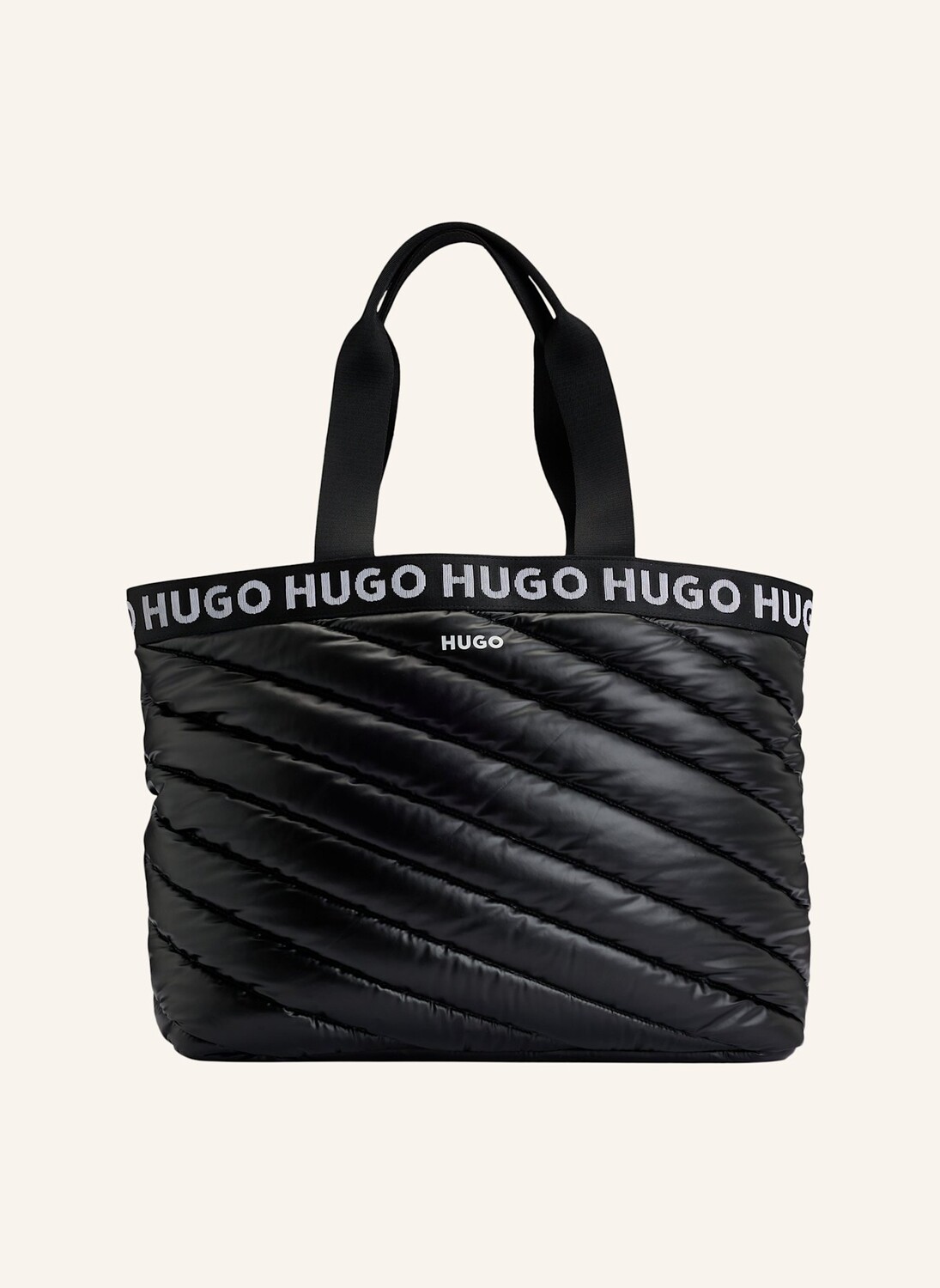 

Большая сумка becky tote-puffy HUGO, черный