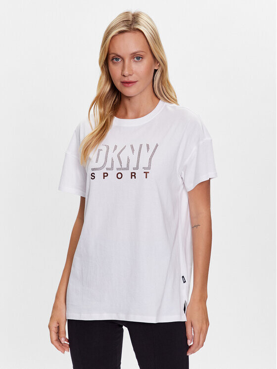 

Футболка классического кроя Dkny Sport, белый
