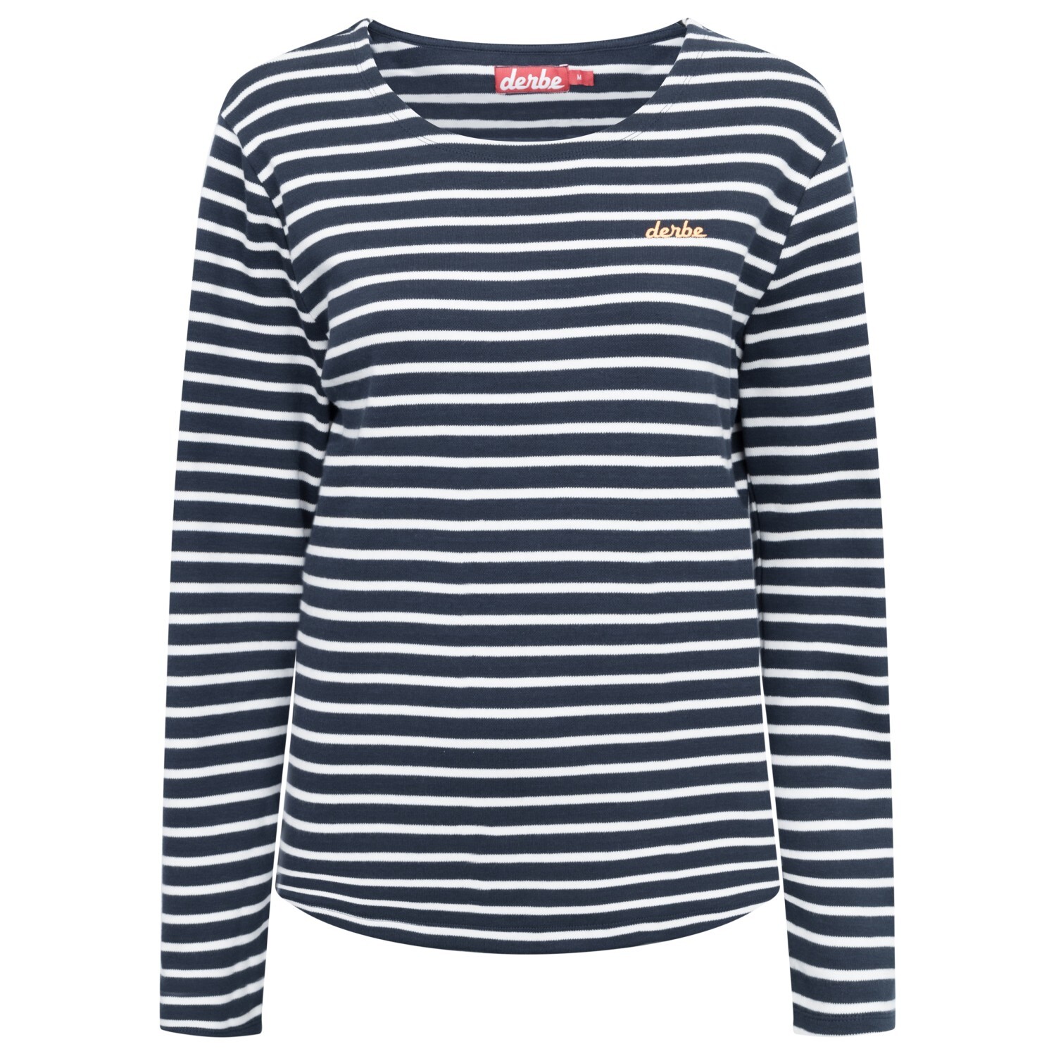 цена Лонгслив Derbe Women's L/S Interstriped, цвет Navy/Off White