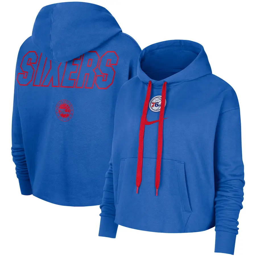 

Пуловер с капюшоном Nike Philadelphia 76Ers, роял