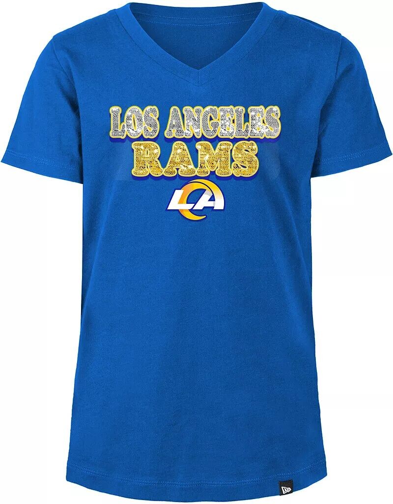 

Футболка New Era с пайетками Los Angeles Rams для девочек