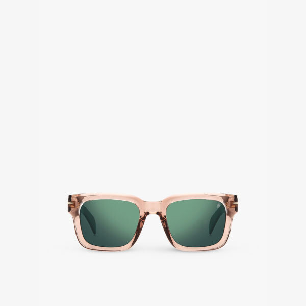 

Солнцезащитные очки 7100/S в квадратной оправе из ацетата Eyewear By David Beckham, розовый