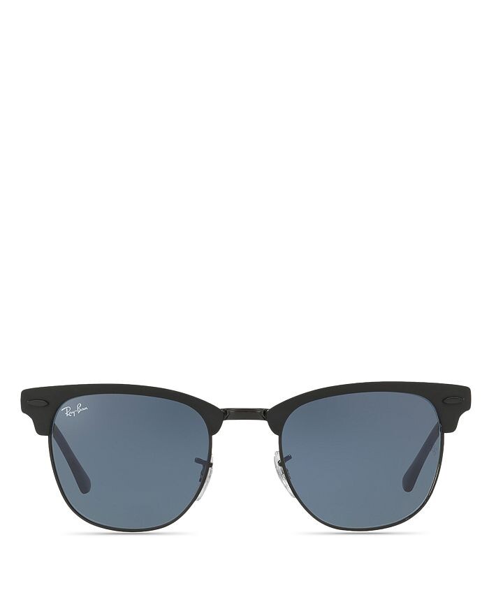 

Металлические солнцезащитные очки унисекс Clubmaster, 51 мм Ray-Ban