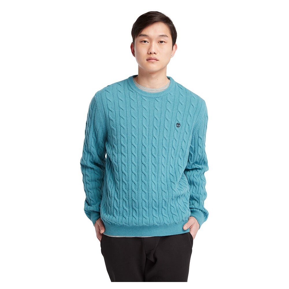 

Толстовка Timberland Phillips Brook Lambswool Cable, синий