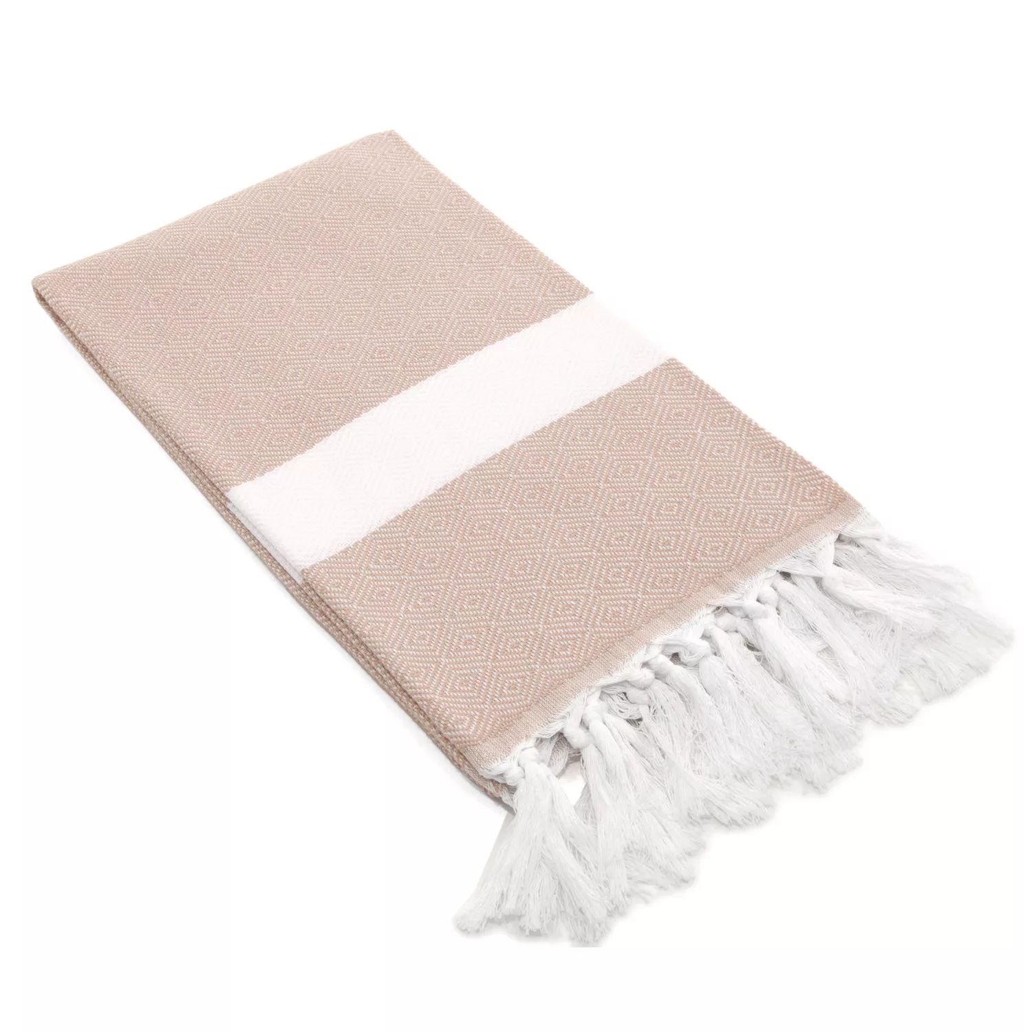 Linum Текстиль для дома Diamond Beach Towel, бежевый