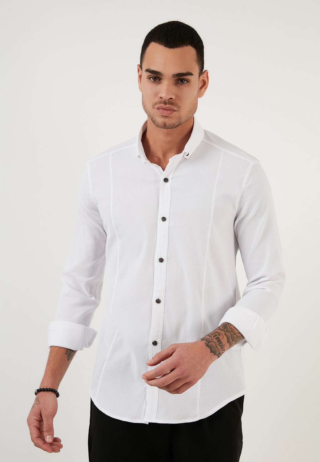 Рубашка SLIM FIT Buratti, цвет white