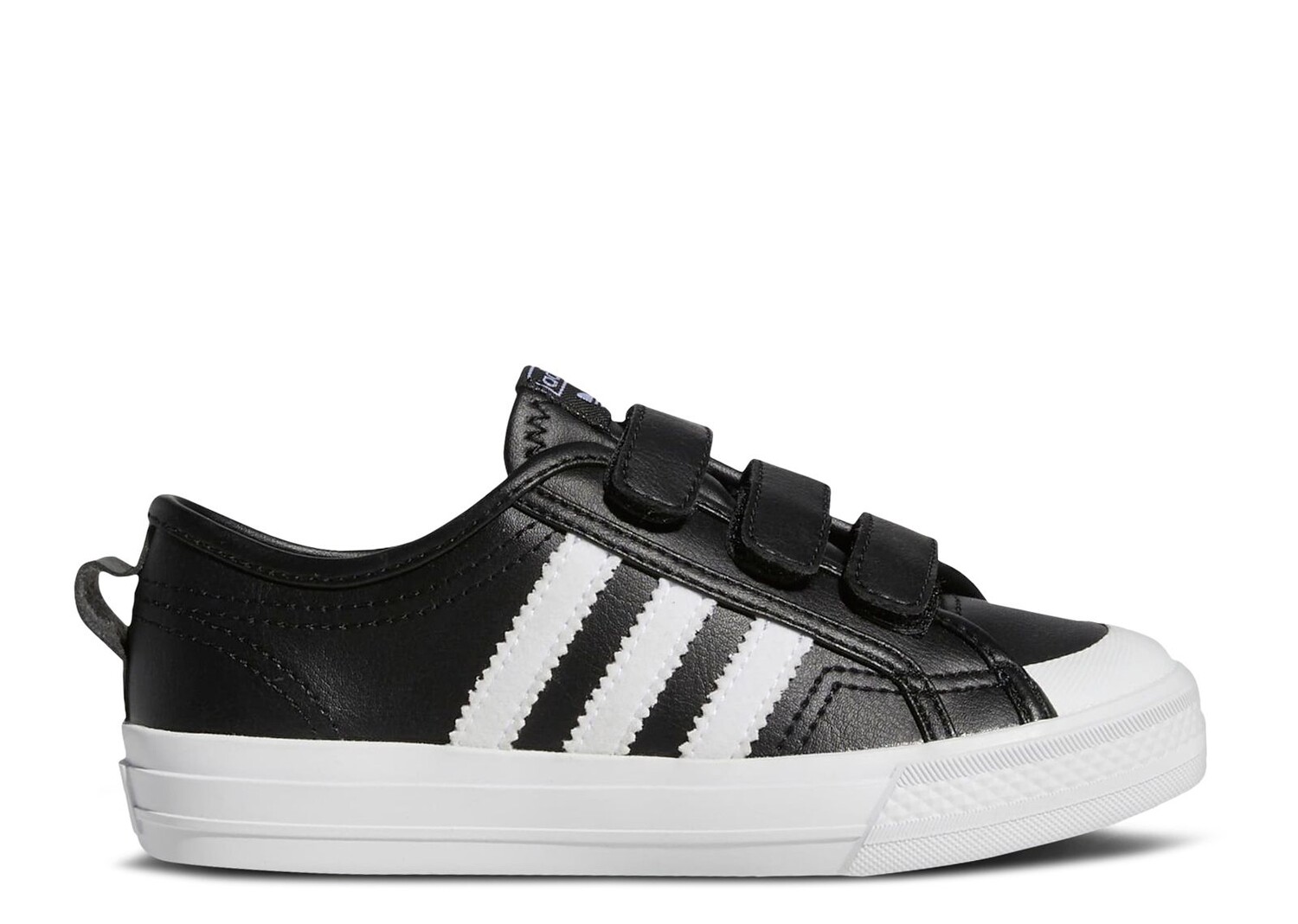 

Кроссовки adidas Nizza Little Kid 'Black White', черный