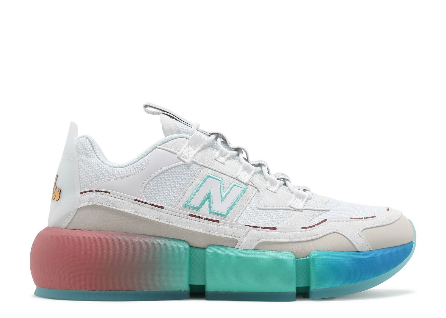 

Кроссовки New Balance Jaden Smith X Vision Racer 'Hippie - White', белый