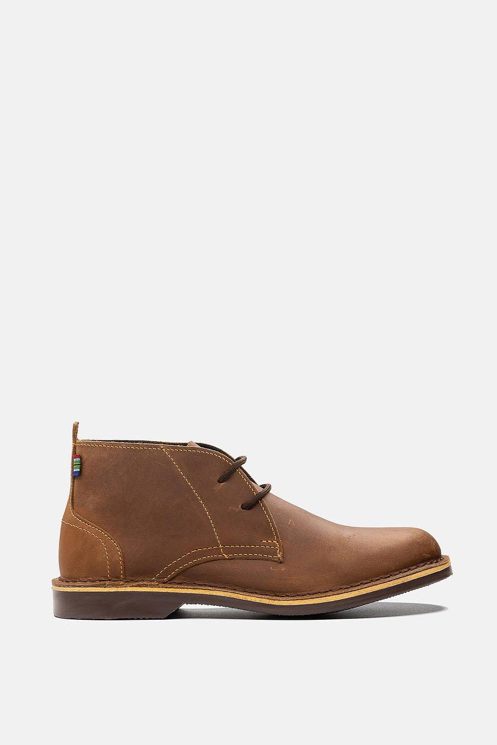 цена Кожаные ботинки чукка Veldskoen Shoes, коричневый