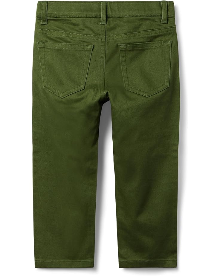 Брюки Janie and Jack Sateen Five-Pocket Pants, зеленый
