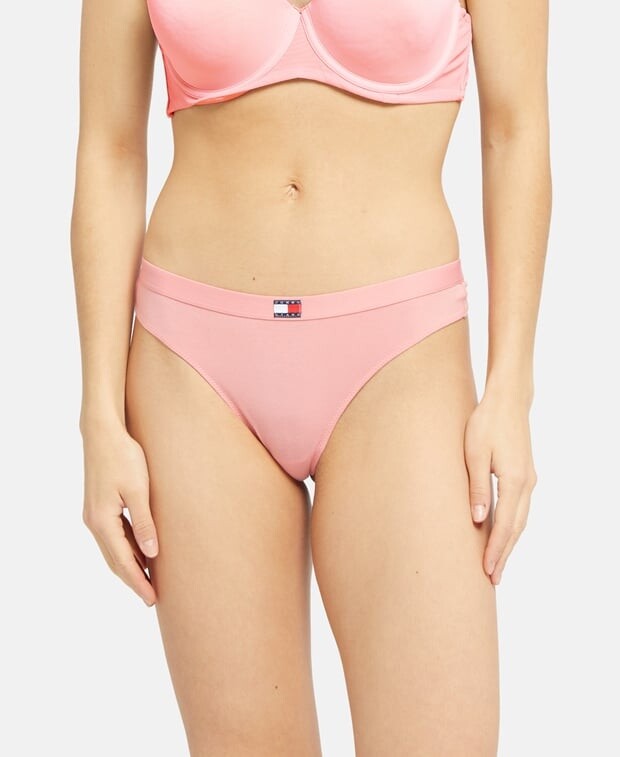 

Стринги, упаковка 5 шт. Tommy Hilfiger, серый