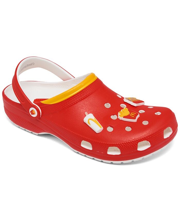 

Мужские и женские классические сабо McDonald's от Finish Line Crocs, мультиколор