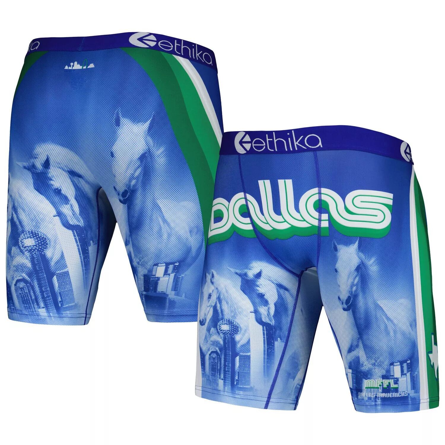 

Мужские боксеры Ethika Blue Dallas Mavericks City Edition