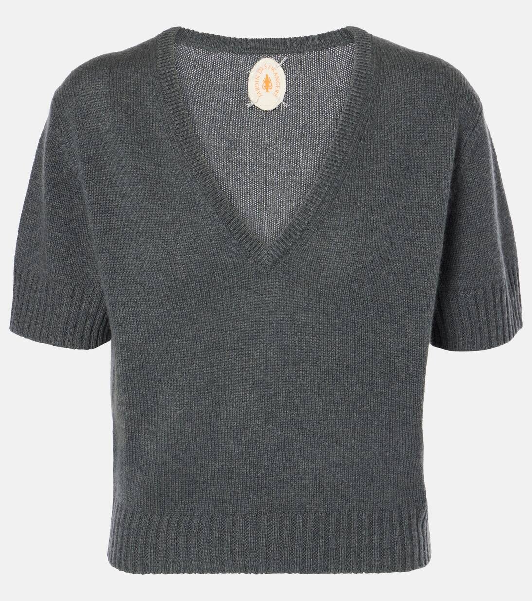 

Футболка из кашемира Jardin Des Orangers, цвет dark grey