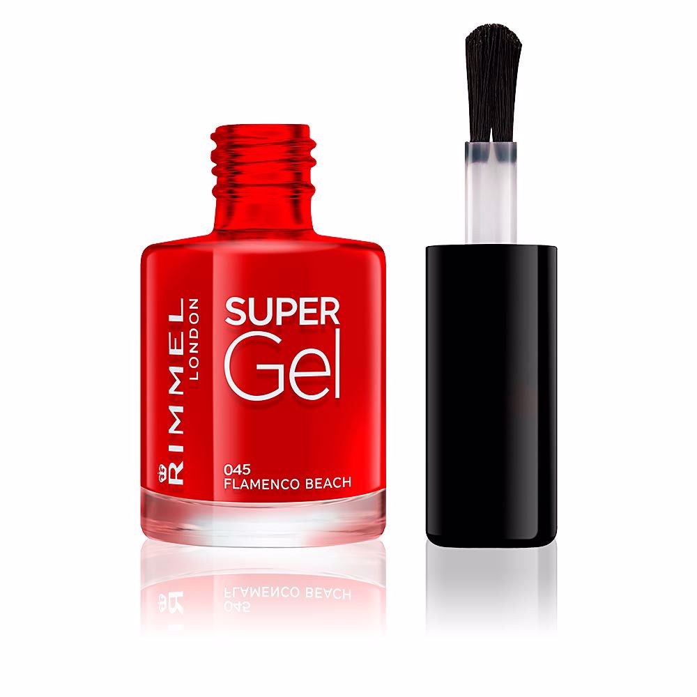 Лак для ногтей Kate super gel nail polish Rimmel london, 12 мл, 045-flamenco beach