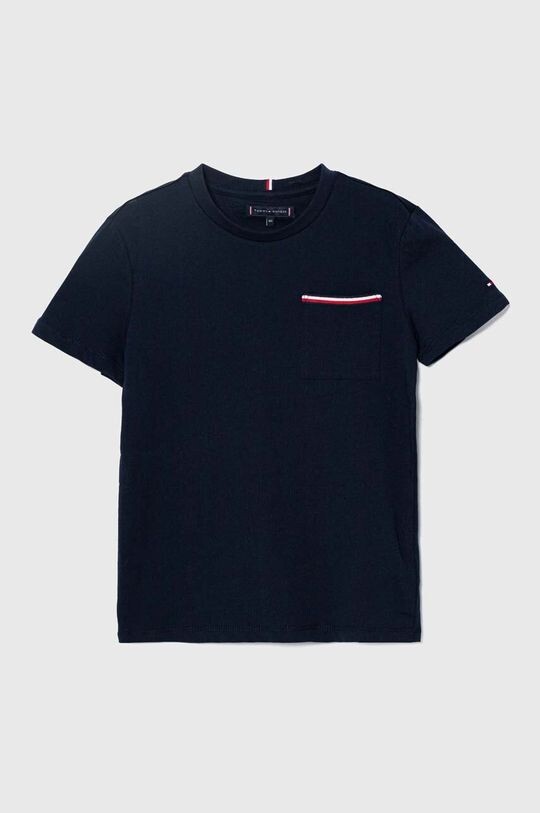 

Хлопковая футболка для детей Tommy Hilfiger, темно-синий