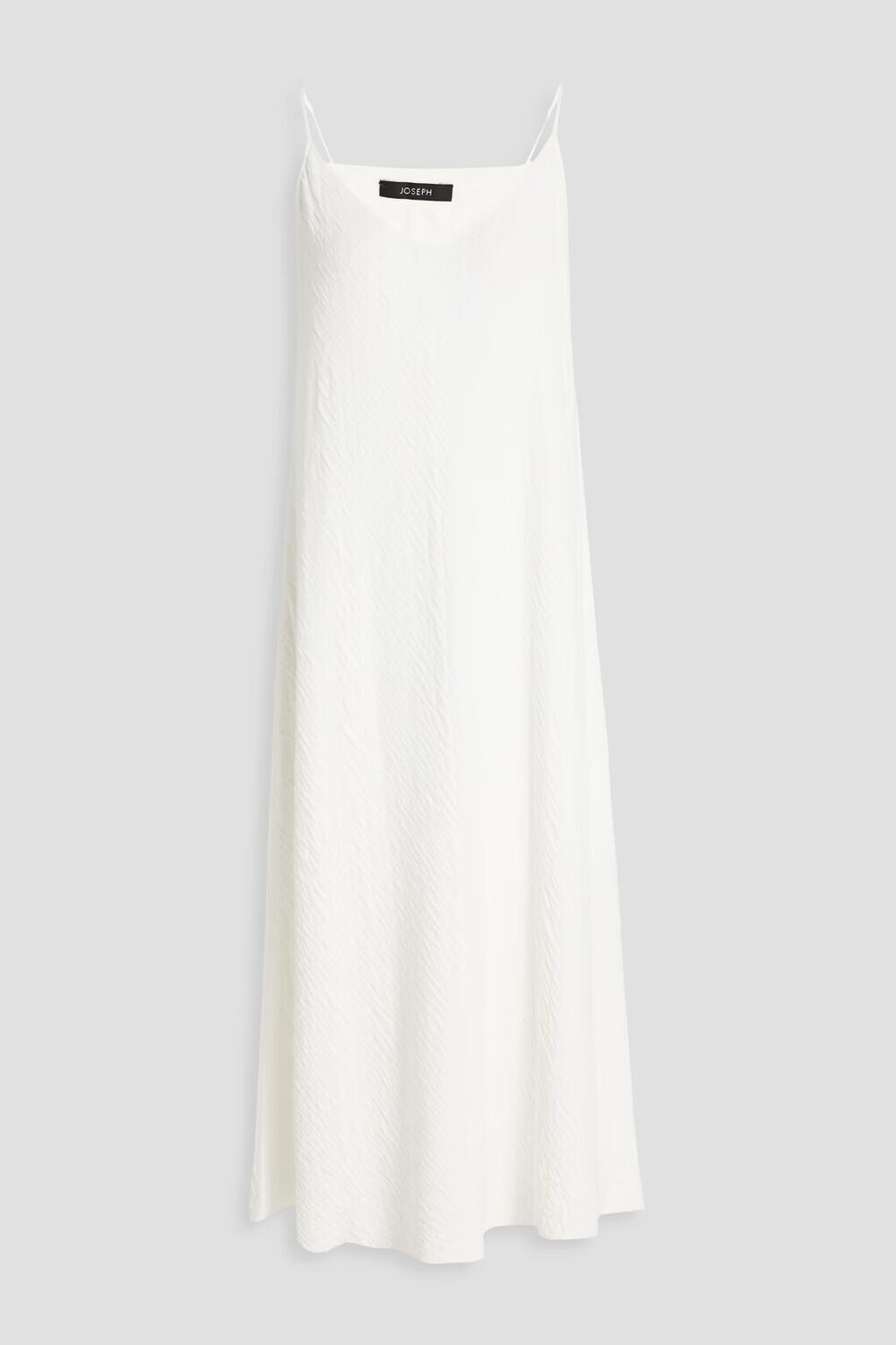 

Платье-комбинация миди из фактурного хлопка Joseph, цвет Off-white