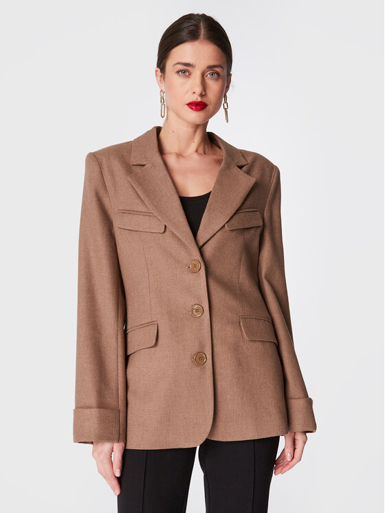 Куртка стандартного кроя Mvp Wardrobe, коричневый