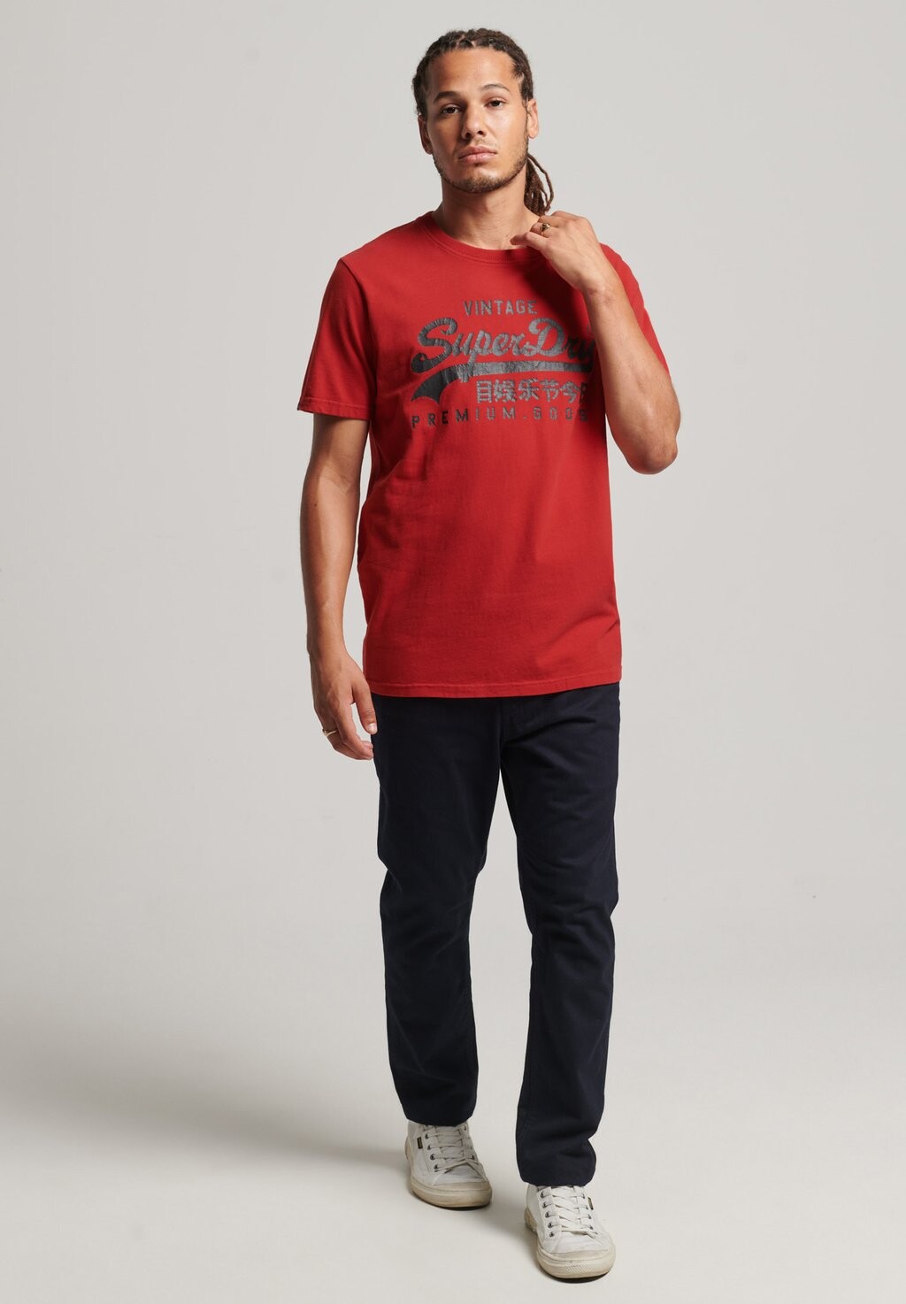 

Футболка с принтом Superdry, красный