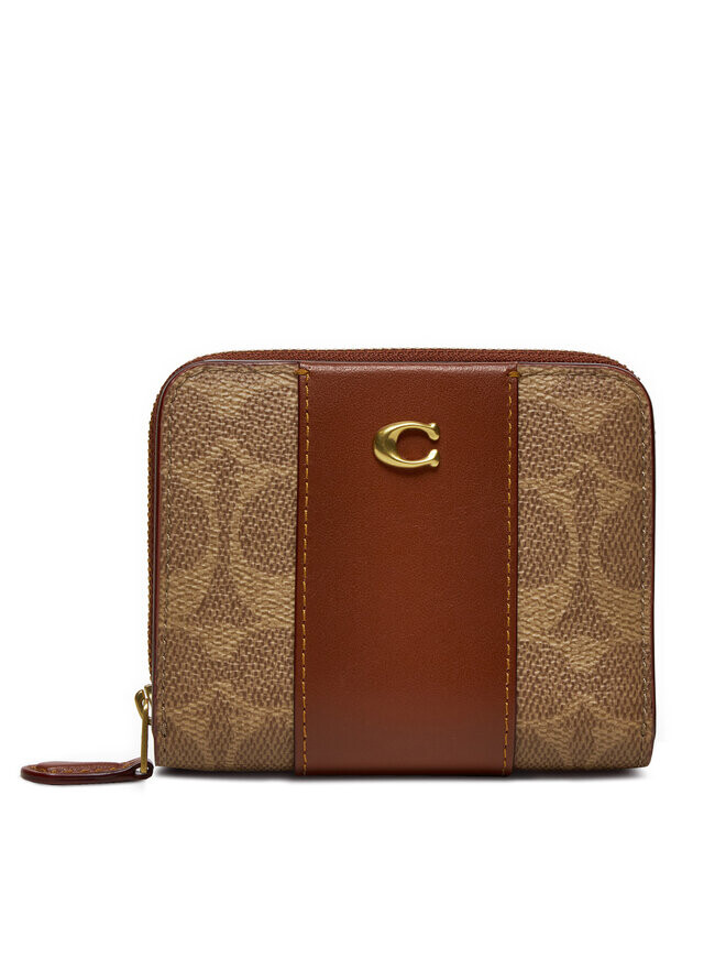 

Маленький кошелек Coach, коричневый