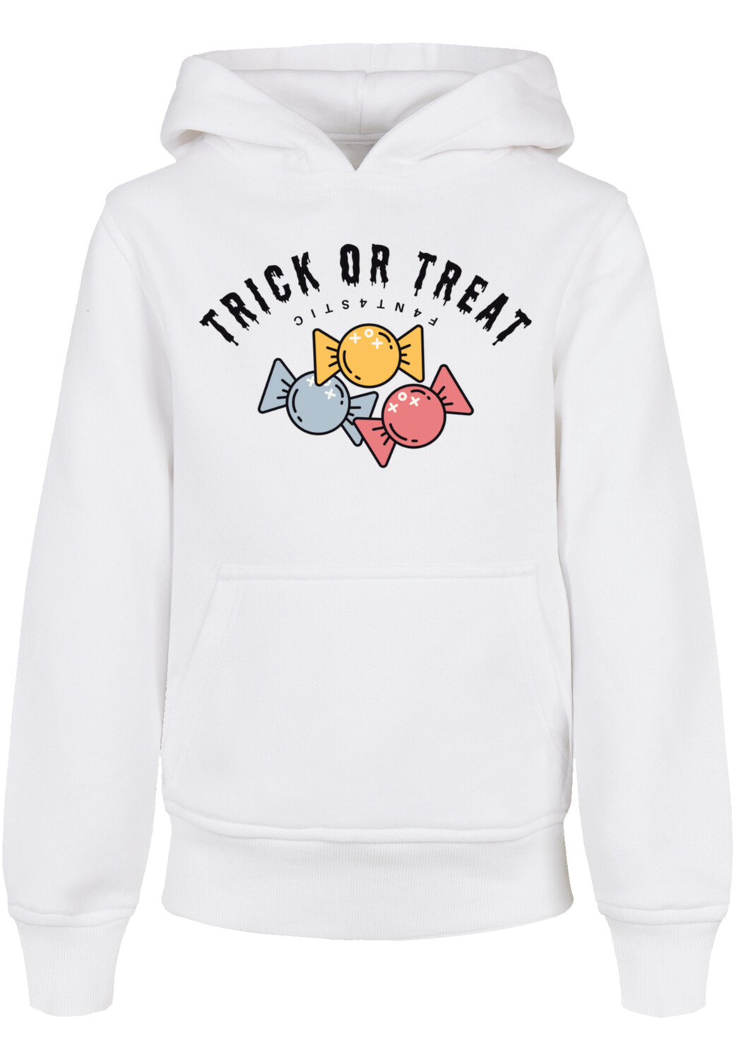 

Пуловер F4NT4STIC Basic Kids Hoodie Trick Or Treat Halloween, белый