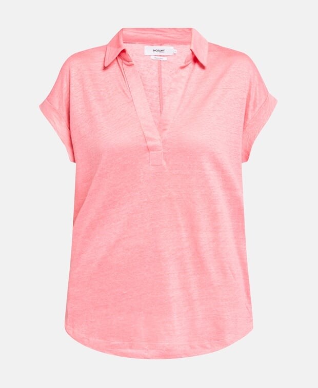 

Льняной лонгслив Notshy Cashmere, фуксия