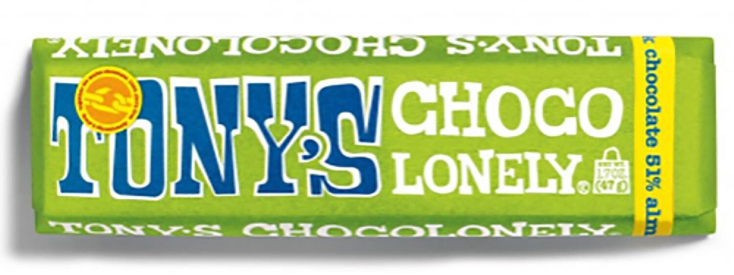 

Шоколадный батончик - 1,6 унции. Tony's Chocolonely