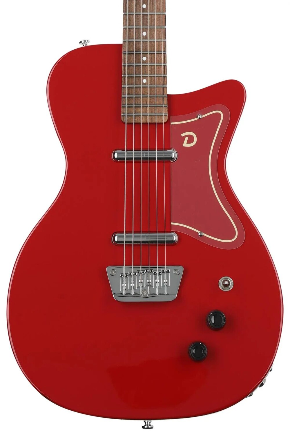 

Электрогитара Danelectro Baritone - красная