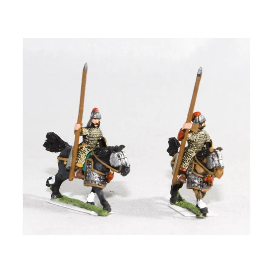 

Тяжелая кавалерия с полубронированными лошадьми, Ancient Miniatures - Asiatic Hordes - Khazar (15mm)