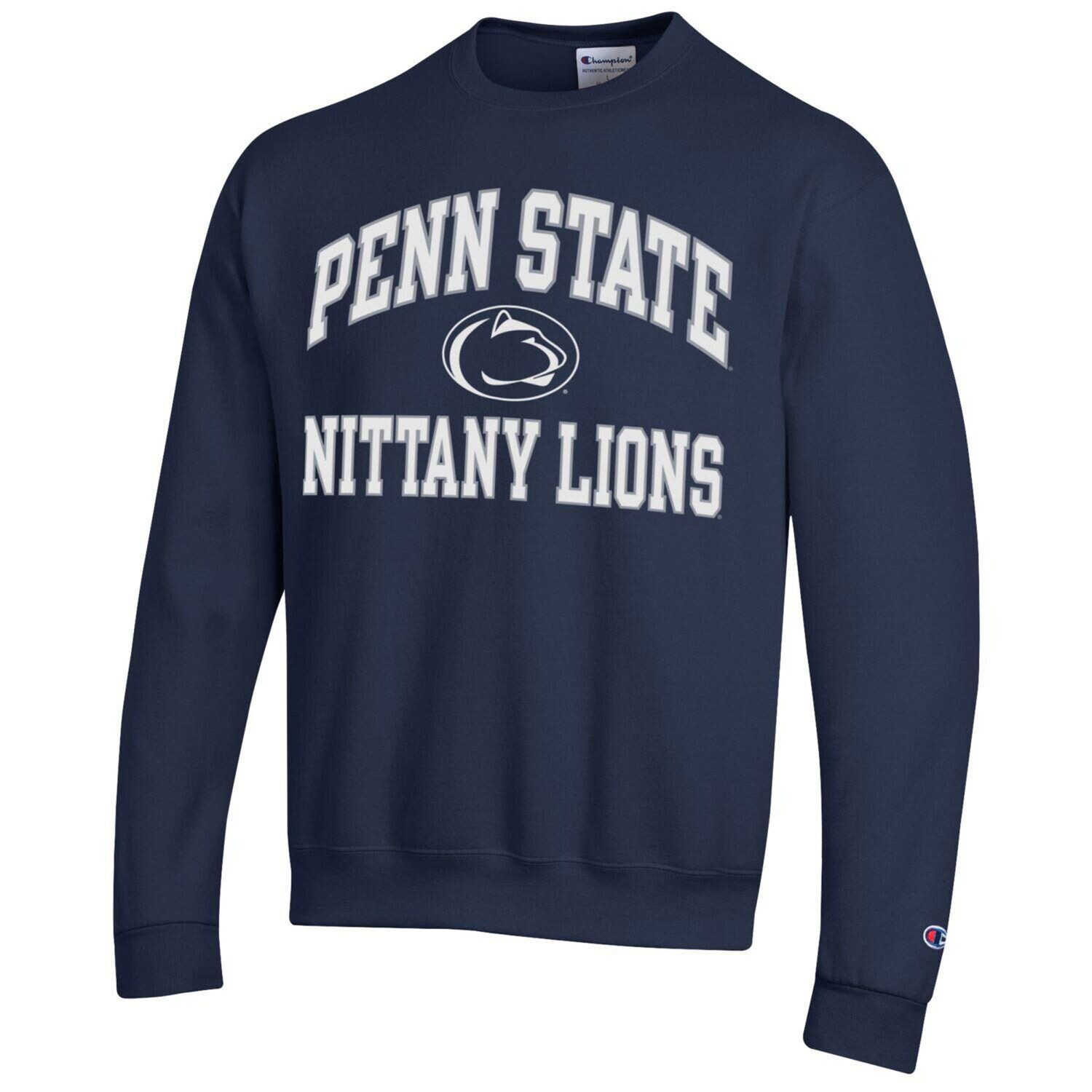 

Мужской темно-синий пуловер Penn State Nittany Lions High Motor свитшот Champion