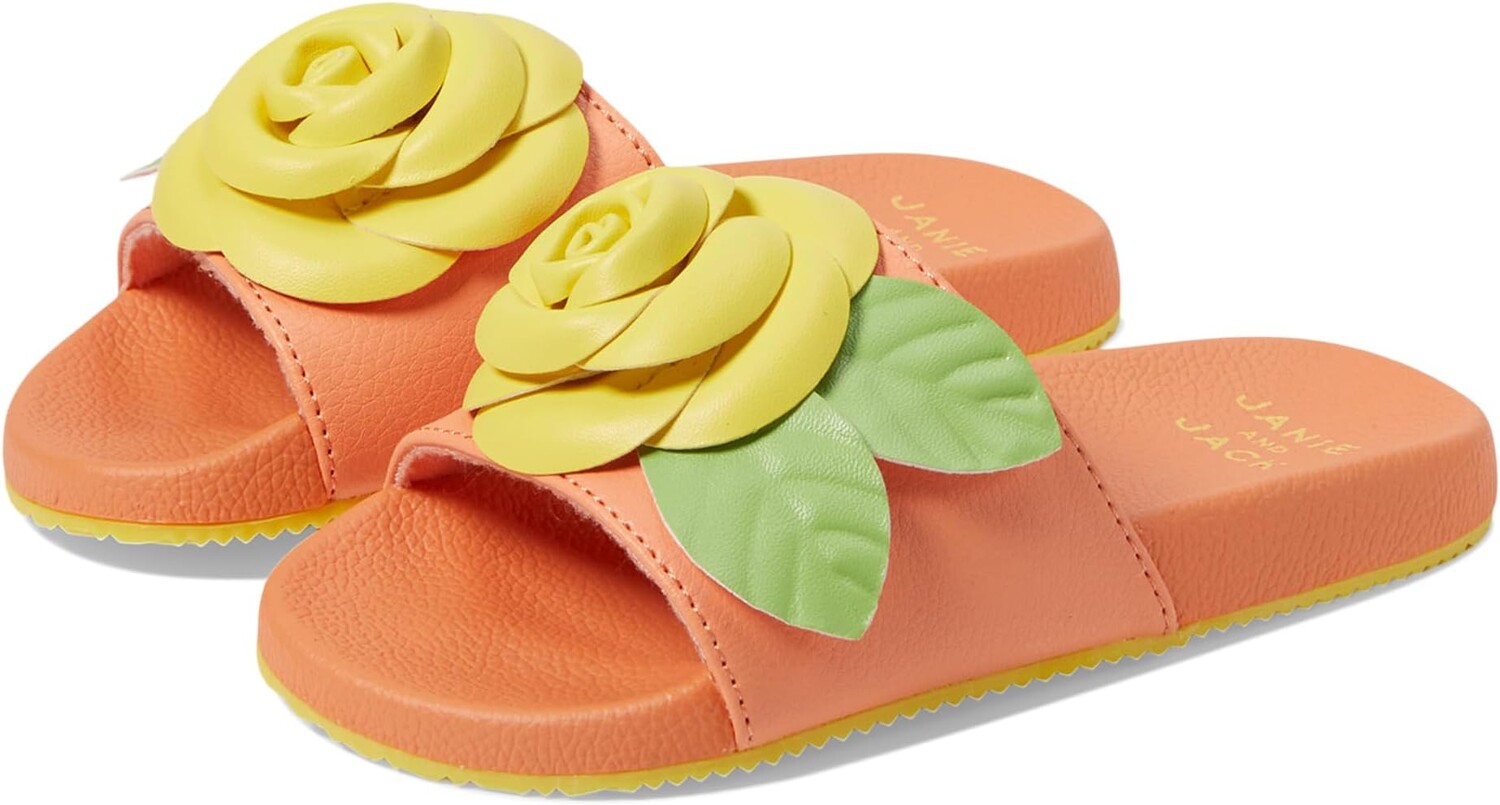 

Сандалии Janie and Jack Flower Pool Slide, цвет Multicolor